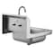 Amgood Stainless Steel Wall Mounted Hand Sink 17 in. x 15 in. with Gooseneck Faucet HAND-SINK HS-17 - alternate 9